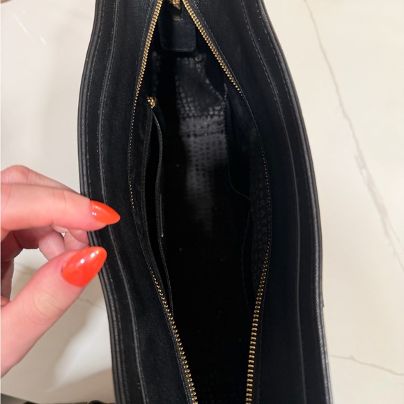 Kate Spade Black Satchel with Silver Accents - Picture 4 of 7